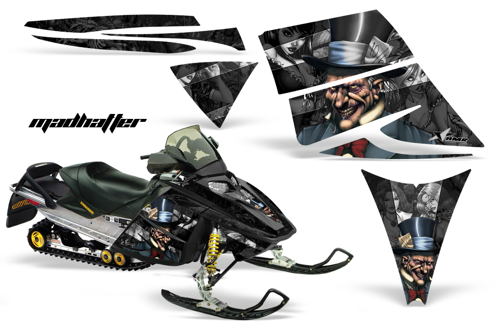 Ski-Doo Rev Graphics Kit MADHATTER BS